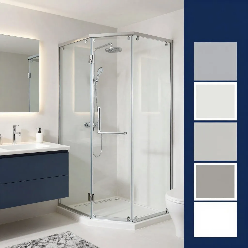 Rénovation salle de bains avec douche à l'italienne à Caen — Plomberie Lefèvre